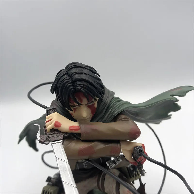 Figura de Ação Levi Ackerman - Figure Rivaille Collection Model de 18cm