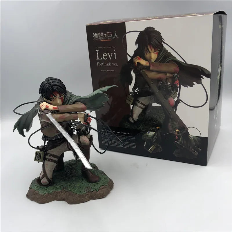 Figura de Ação Levi Ackerman - Figure Rivaille Collection Model de 18cm