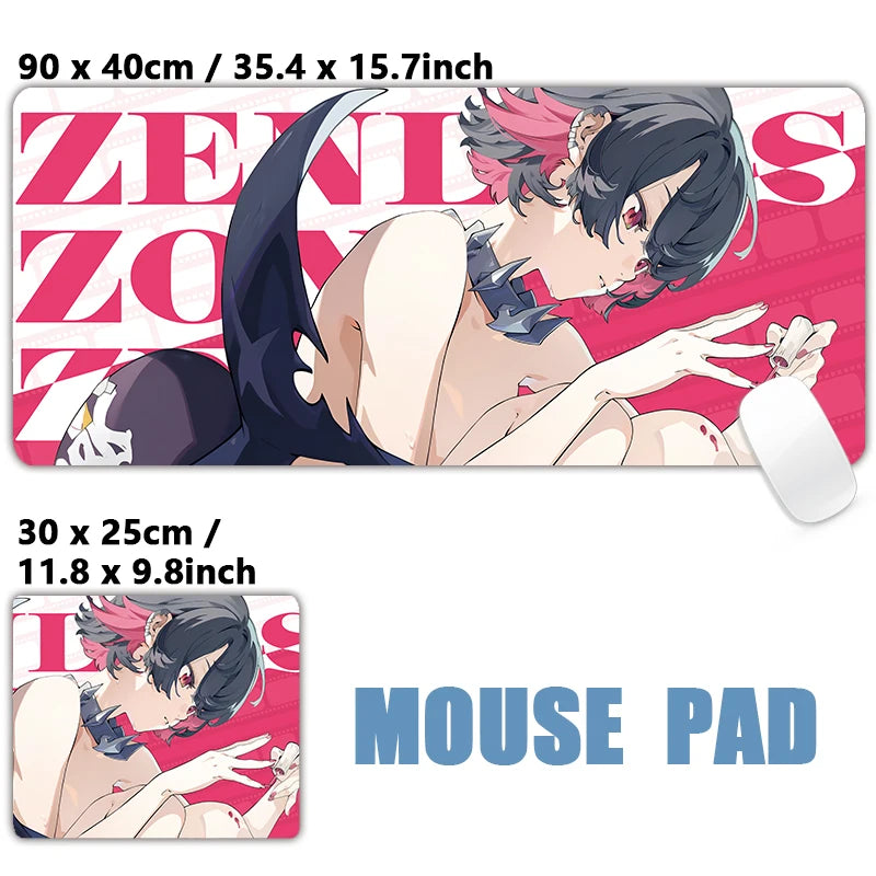 Tapete de Mouse Zenless Zone Zero Gaming Mousepad, Nicole Corin Ellen Soijkaku