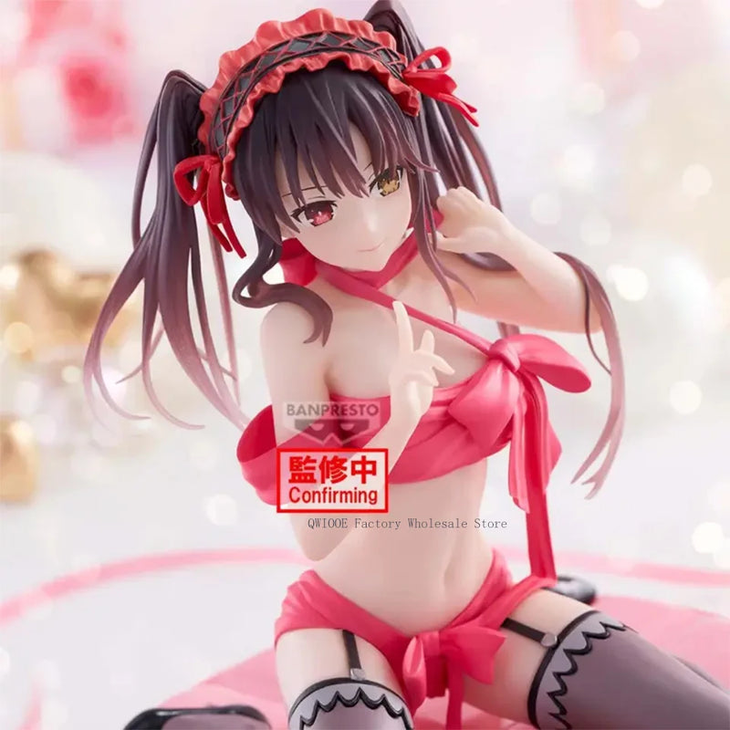 Figura de Ação Autêntica Banpresto DATE A LIVE 12cm Tokisaki Kurumi - Coleção Premium