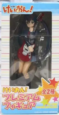 Figura de Ação Autêntica SEGA PM Premium Nakano Azusa K-ON 21cm - Coleção Premium Bandai