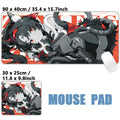 Tapete de Mouse Zenless Zone Zero Zhu Yuan Gaming Mousepad, Nicole Ellen Anby Demara Soldier 11