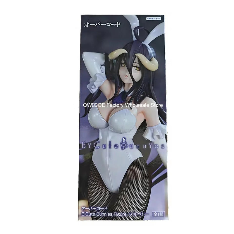 Figura de Ação Autêntica FuRyu BiCute Bunnies Overlord 30cm Albedo - Coleção Premium SEGA