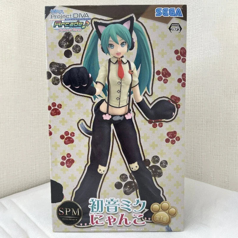 Action Figure Hatsune Miku 23cm Bandai - Project DIVA Arcade Future Tone - Edição Especial