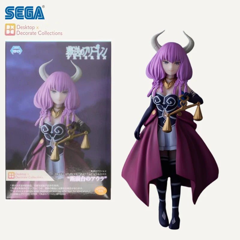 Figura de Ação Autêntica SEGA Desktop×Decorate Collections Frieren: Beyond Journey's End 16cm Aura - Coleção Premium Bandai