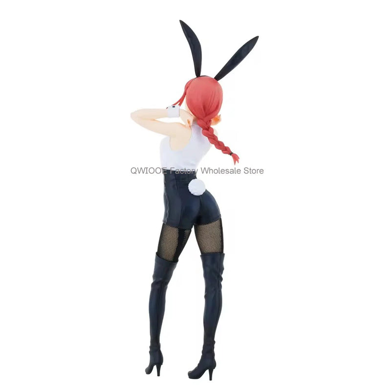 Figura de Ação Autêntica FuRyu BiCute Bunnies Chainsaw Man 30cm Makima Bunny Girl - Coleção Premium