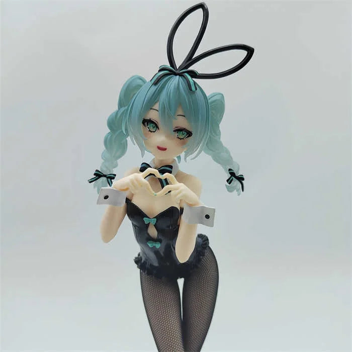 Figura Original de Anime Hatsune Miku - Coelhinha Kawaii, Modelo de Boneca