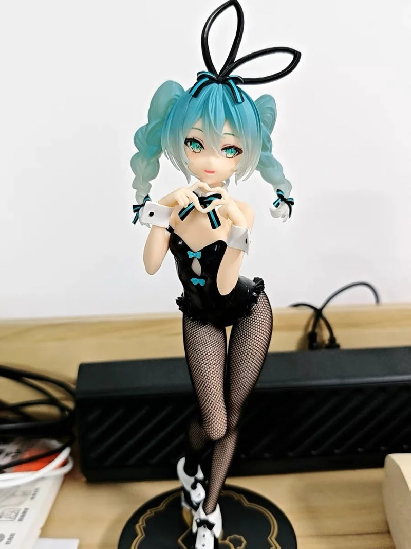 Figura Original de Anime Hatsune Miku - Coelhinha Kawaii, Modelo de Boneca