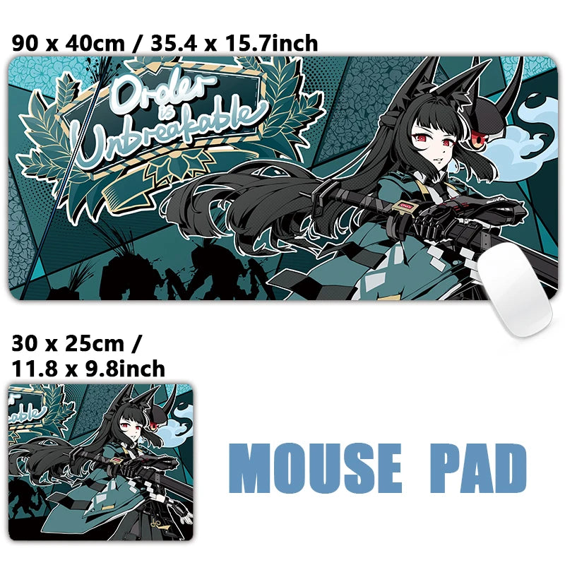 Tapete de Mouse Zenless Zone Zero Gaming Mousepad, Nicole Corin Ellen Soijkaku