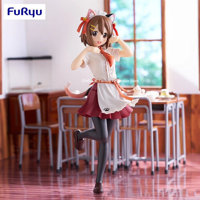 Figura de Ação Autêntica FuRyu K-ON 22cm Yui Hirasawa - Coleção Premium SEGA