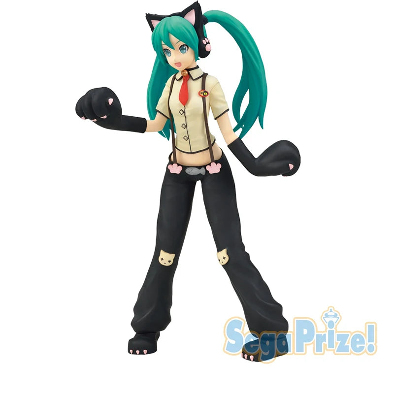 Action Figure Hatsune Miku 23cm Bandai - Project DIVA Arcade Future Tone - Edição Especial