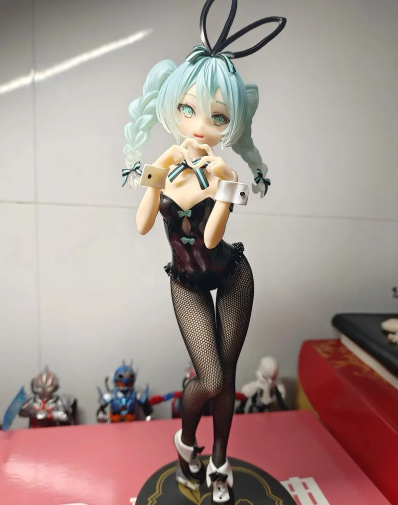 Figura Original de Anime Hatsune Miku - Coelhinha Kawaii, Modelo de Boneca