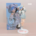 Figura de Ação Autêntica Re:Zero kara Hajimeru Isekai Seikatsu Rem, Ram, Puck e Emilia - Coleção Premium Bandai