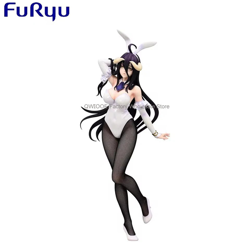 Figura de Ação Autêntica FuRyu BiCute Bunnies Overlord 30cm Albedo - Coleção Premium SEGA