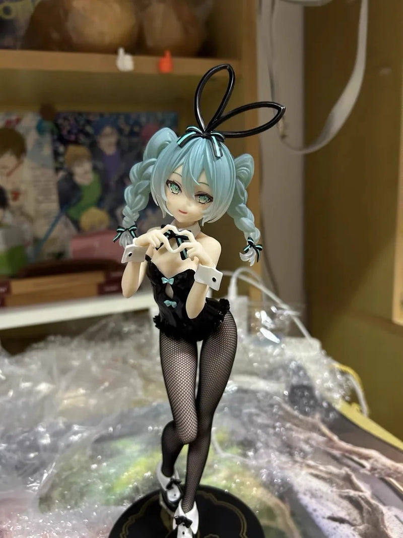 Figura Original de Anime Hatsune Miku - Coelhinha Kawaii, Modelo de Boneca