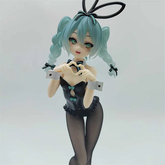 Figura Original de Anime Hatsune Miku - Coelhinha Kawaii, Modelo de Boneca