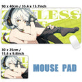 Tapete de Mouse Zenless Zone Zero Zhu Yuan Gaming Mousepad, Nicole Ellen Anby Demara Soldier 11