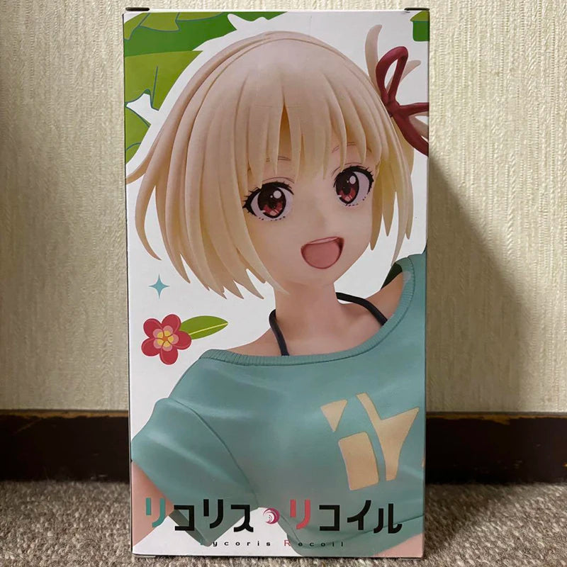 Figura de Ação Exclusiva TAiTO Coreful Lycoris Recoil Nishikigi Chisato ~Hawaii State Ver.~ PVC 18CM - Coleção Premium Bandai