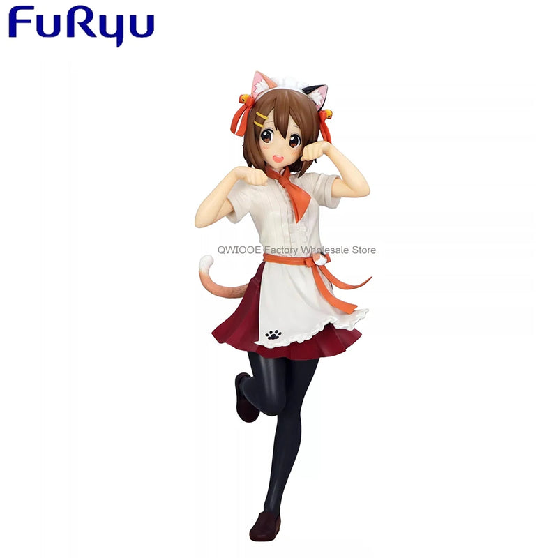 Figura de Ação Autêntica FuRyu K-ON 22cm Yui Hirasawa - Coleção Premium SEGA