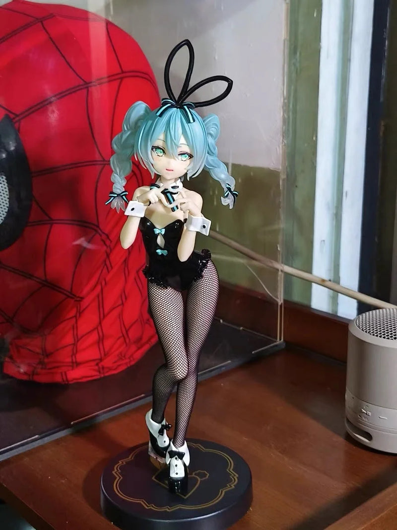 Figura Original de Anime Hatsune Miku - Coelhinha Kawaii, Modelo de Boneca