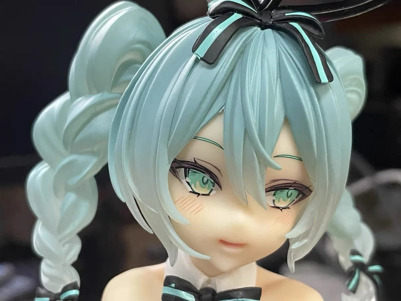 Figura Original de Anime Hatsune Miku - Coelhinha Kawaii, Modelo de Boneca