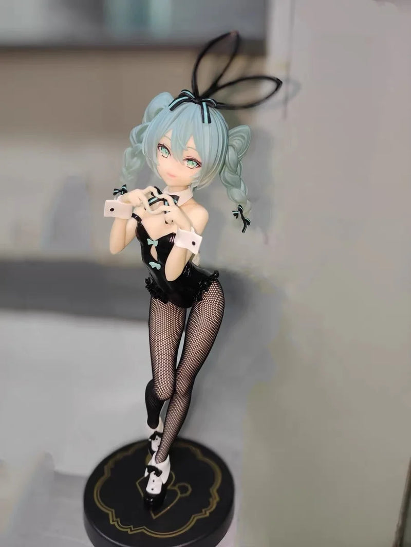 Figura Original de Anime Hatsune Miku - Coelhinha Kawaii, Modelo de Boneca