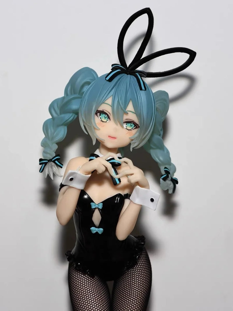 Figura Original de Anime Hatsune Miku - Coelhinha Kawaii, Modelo de Boneca