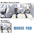 Tapete de Mouse Zenless Zone Zero Zhu Yuan Gaming Mousepad, Nicole Ellen Anby Demara Soldier 11