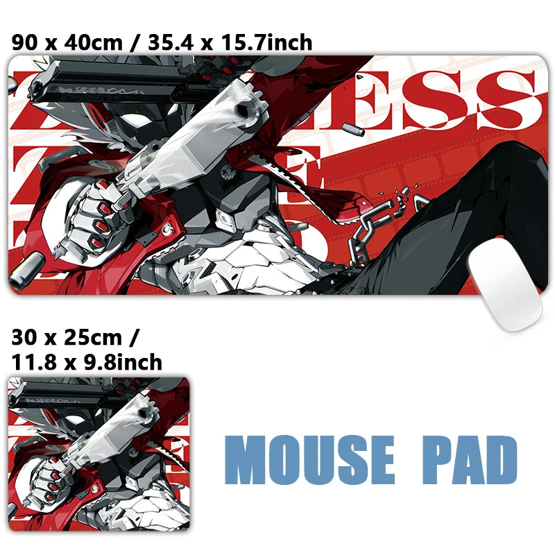 Tapete de Mouse Zenless Zone Zero Zhu Yuan Gaming Mousepad, Nicole Ellen Anby Demara Soldier 11