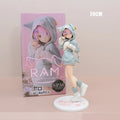 Figura de Ação Autêntica Re:Zero kara Hajimeru Isekai Seikatsu Rem, Ram, Puck e Emilia - Coleção Premium Bandai