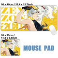 Tapete de Mouse Zenless Zone Zero Zhu Yuan Gaming Mousepad, Nicole Ellen Anby Demara Soldier 11